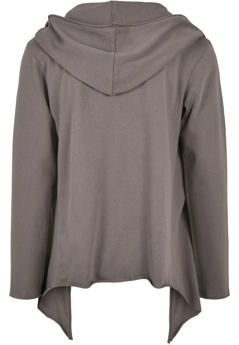 UC Long Hooded Open Edge Cardigan