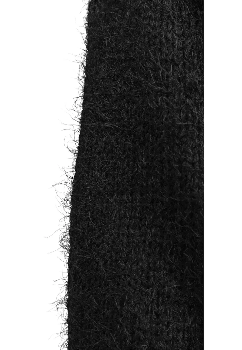 UC Hooded Feather Cardigan