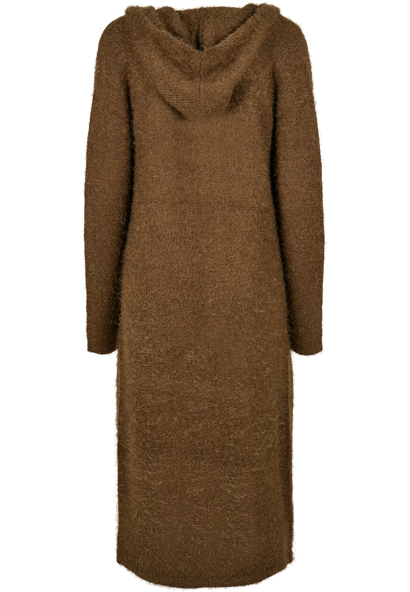 UC Hooded Feather Cardigan