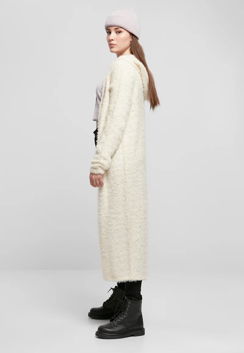 UC Hooded Feather Cardigan