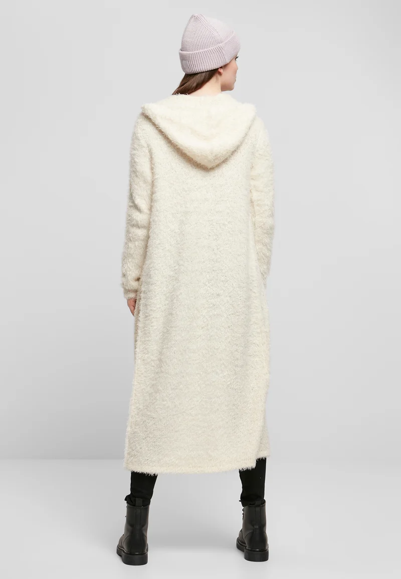 UC Hooded Feather Cardigan