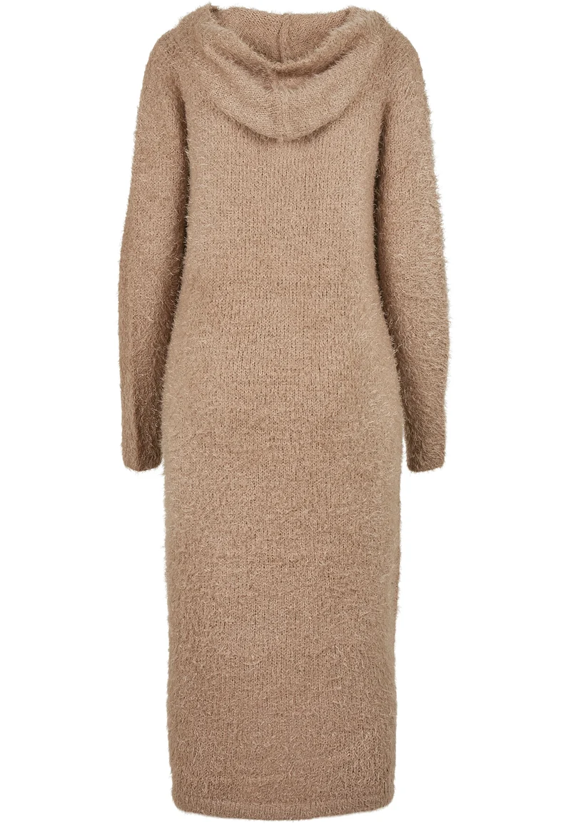 UC Hooded Feather Cardigan