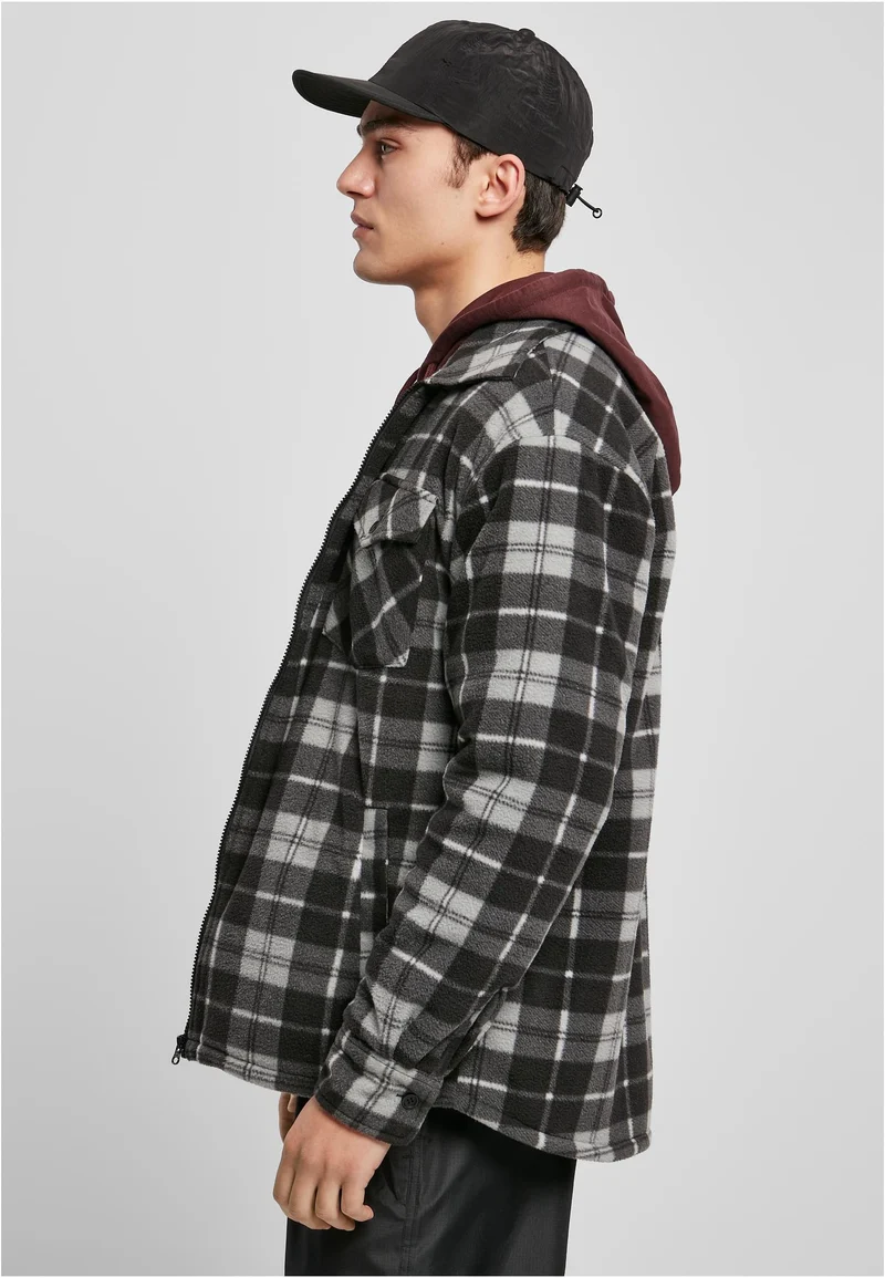 UC Plaid Teddy Lined Shirt Jacket