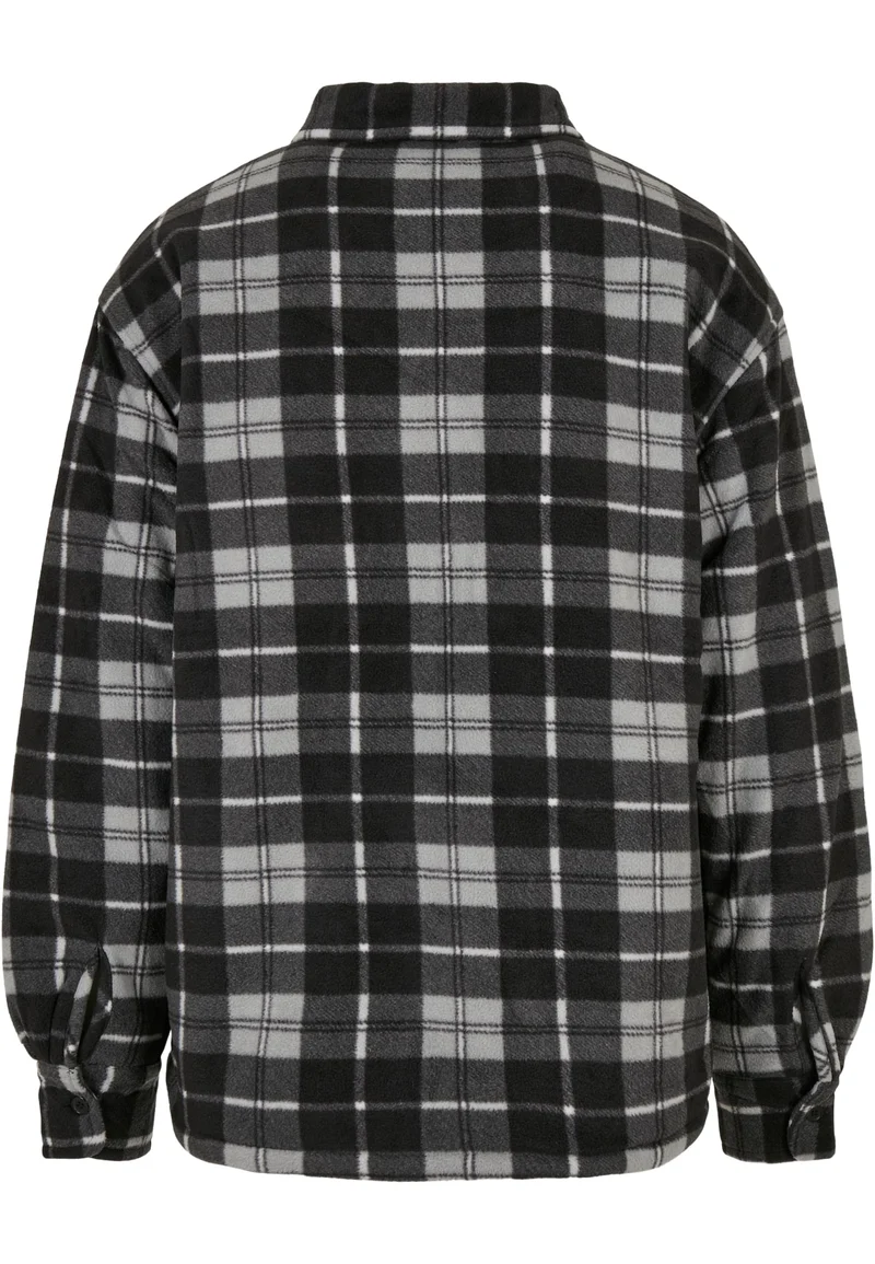 UC Plaid Teddy Lined Shirt Jacket