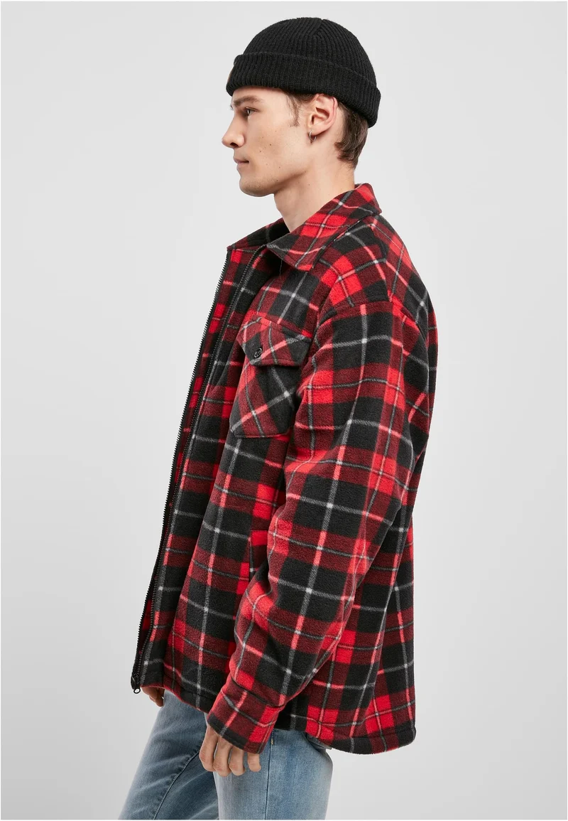 UC Plaid Teddy Lined Shirt Jacket