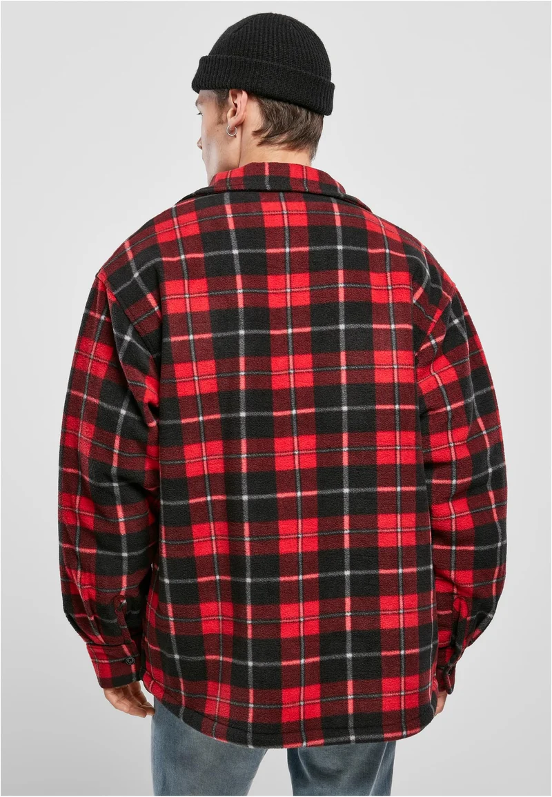 UC Plaid Teddy Lined Shirt Jacket