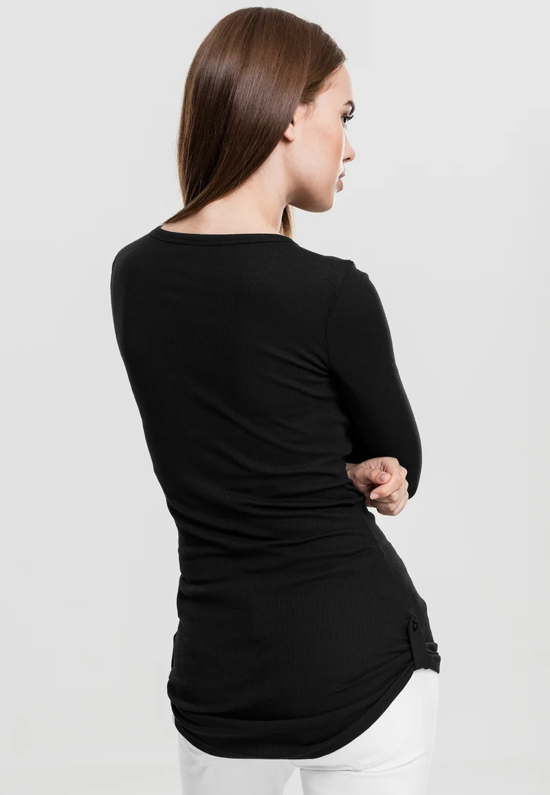 UC Long Rib Pocket Turnup Tee