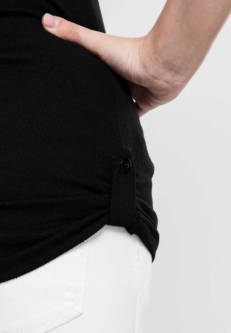 UC Long Rib Pocket Turnup Tee