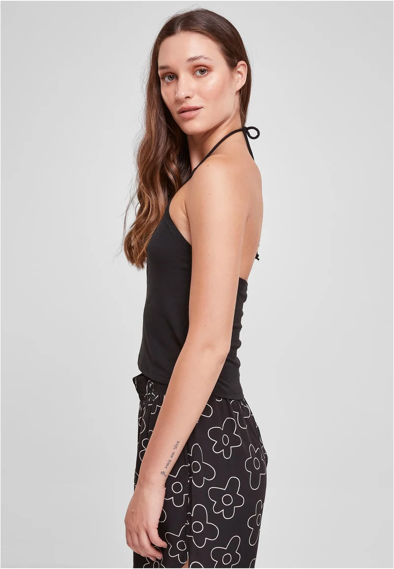 UC Short Wraped Neckholder Top