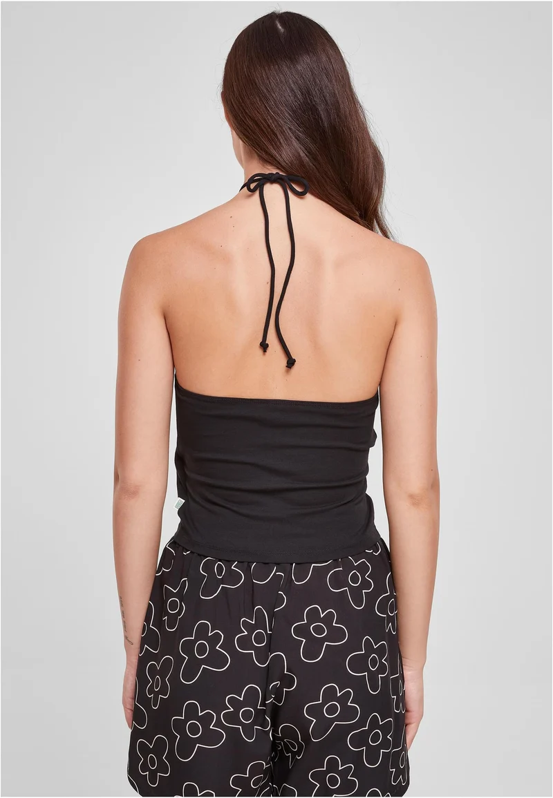 UC Short Wraped Neckholder Top