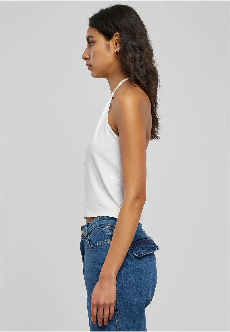 UC Short Wraped Neckholder Top