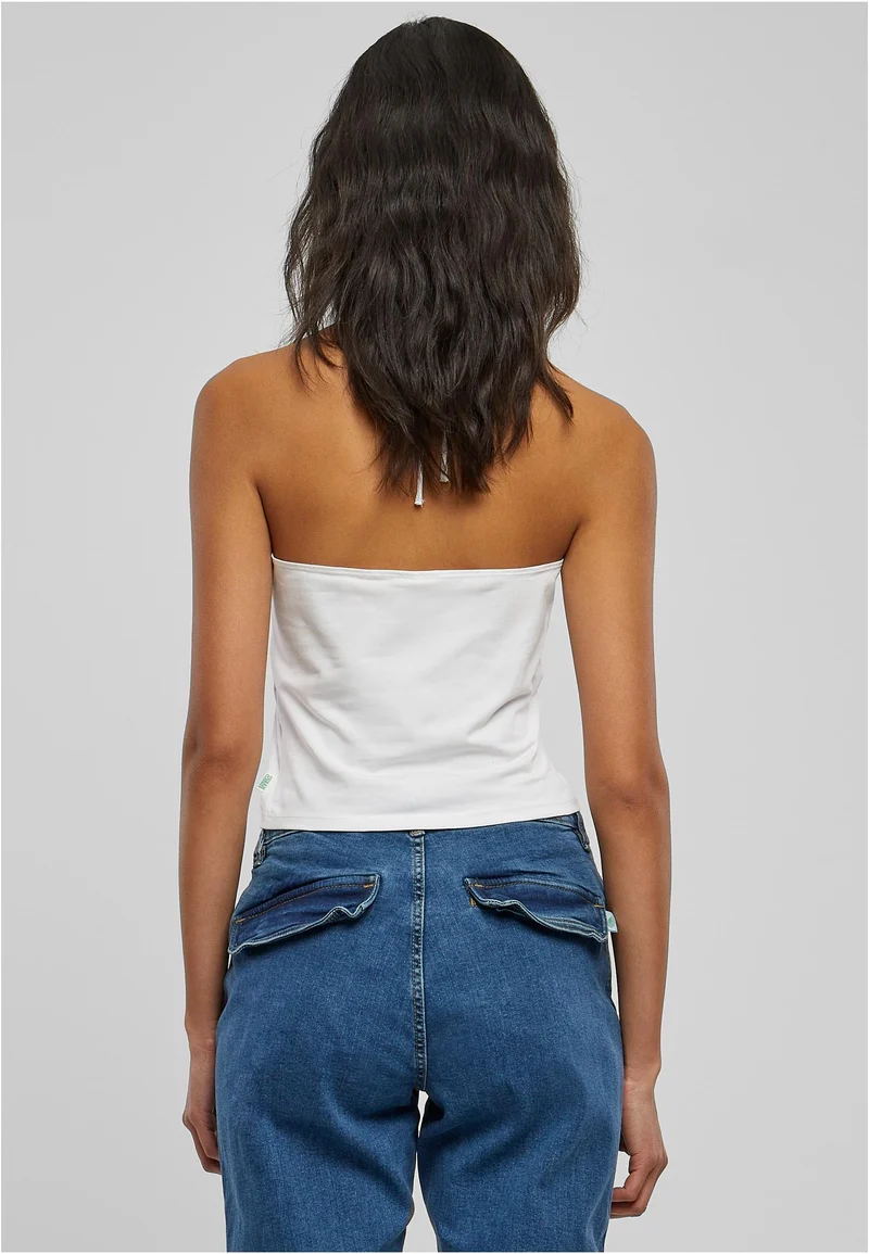 UC Short Wraped Neckholder Top