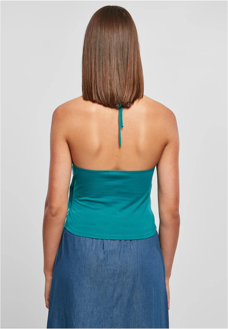 UC Short Wraped Neckholder Top