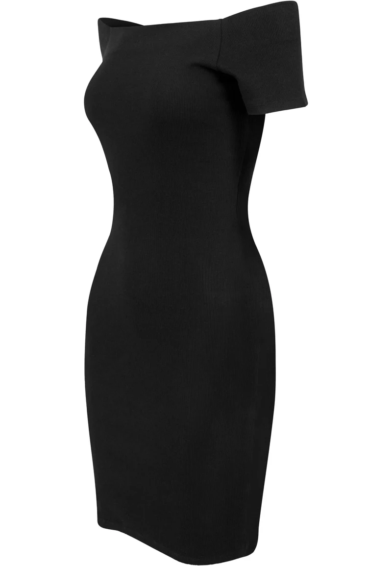 UC Off Shoulder Rib Dress