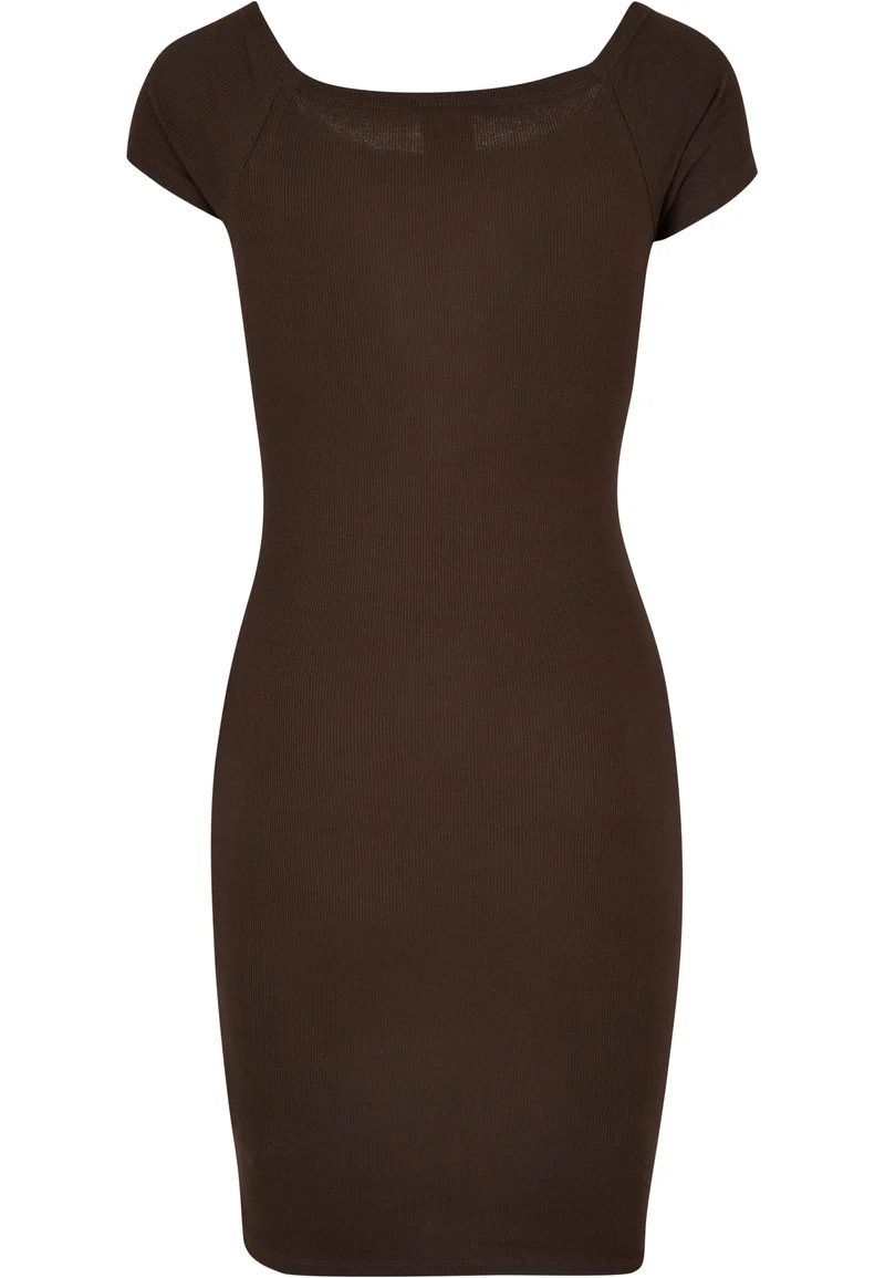 UC Off Shoulder Rib Dress