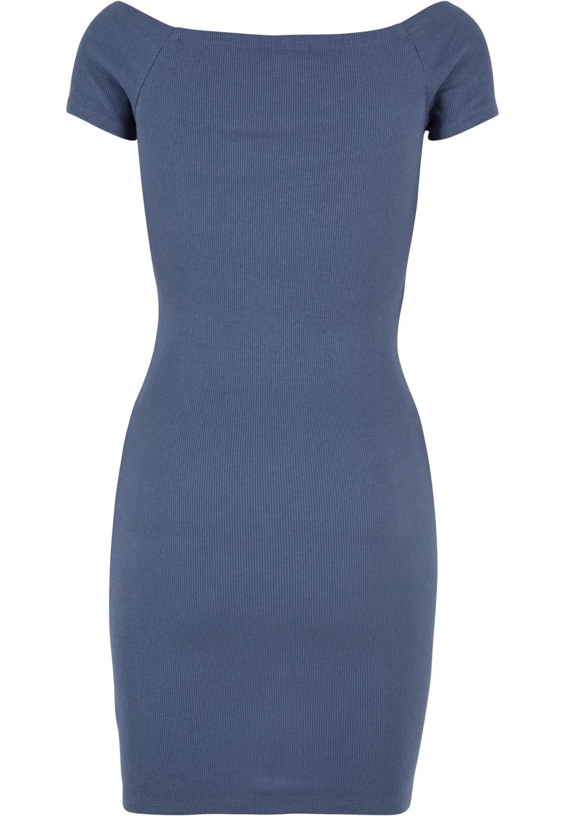 UC Off Shoulder Rib Dress