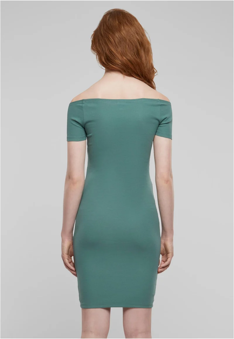 UC Off Shoulder Rib Dress