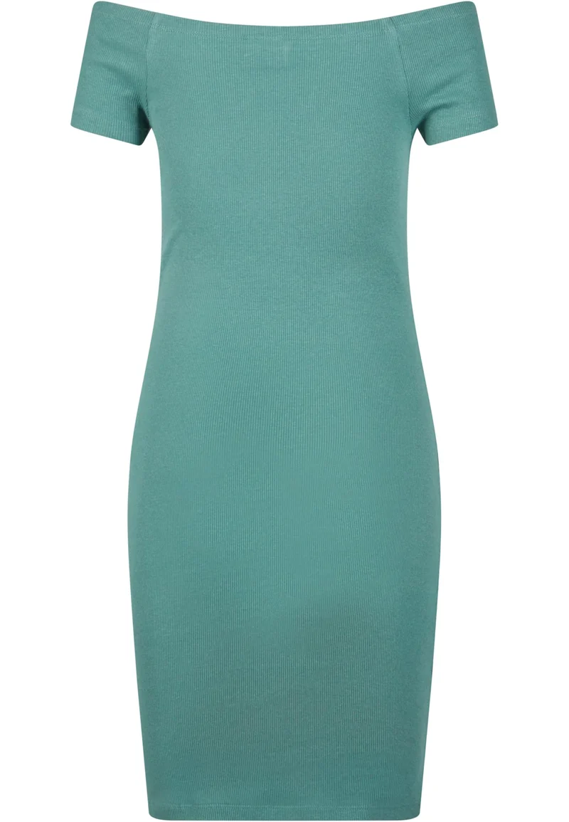 UC Off Shoulder Rib Dress