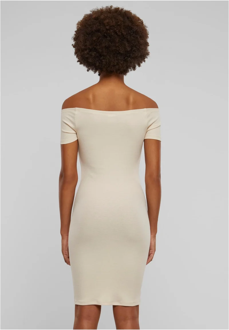 UC Off Shoulder Rib Dress