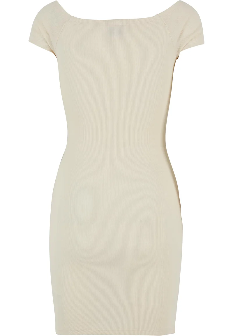 UC Off Shoulder Rib Dress