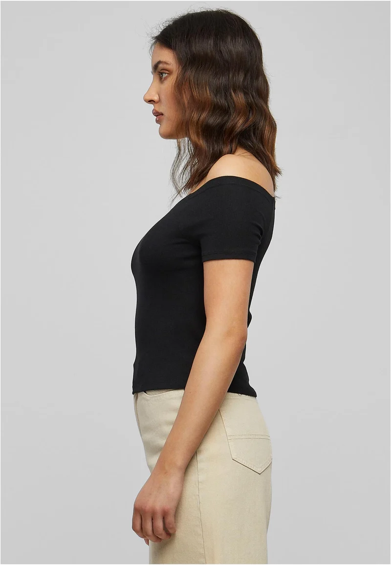 UC Off Shoulder Rib Tee