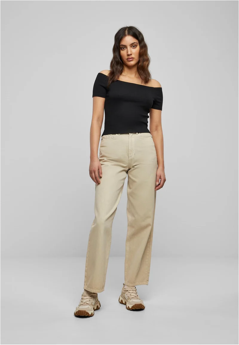 UC Off Shoulder Rib Tee