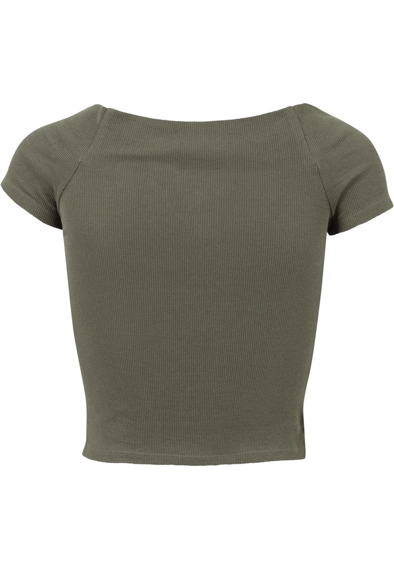 UC Off Shoulder Rib Tee