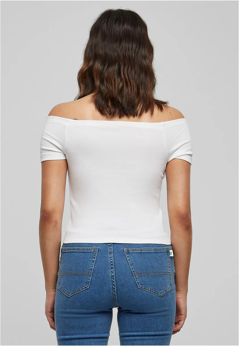 UC Off Shoulder Rib Tee