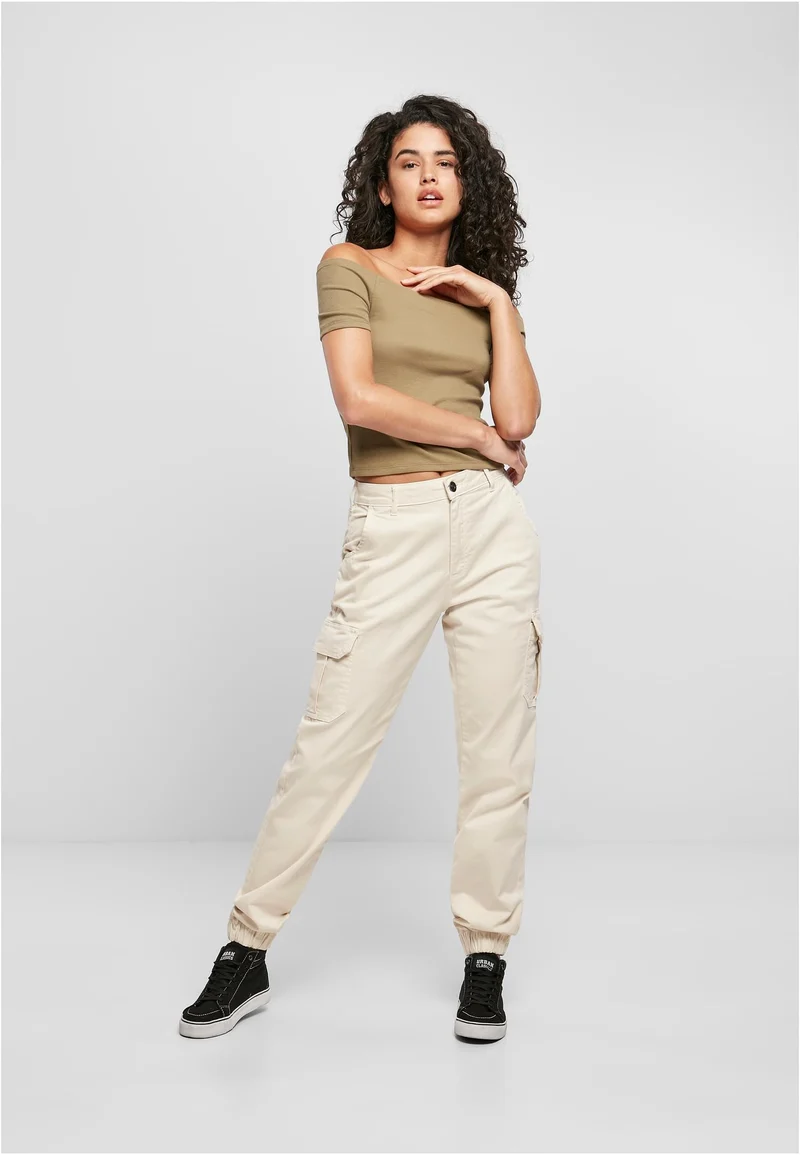 UC Off Shoulder Rib Tee