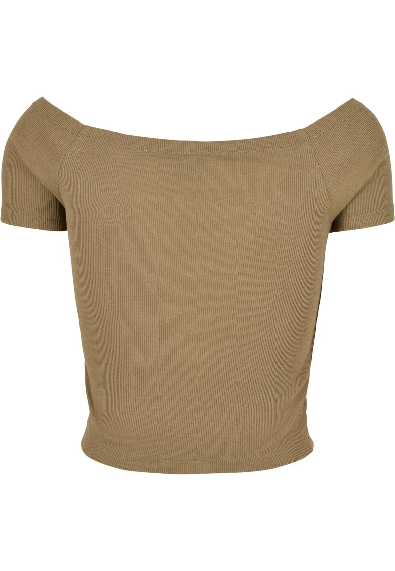 UC Off Shoulder Rib Tee