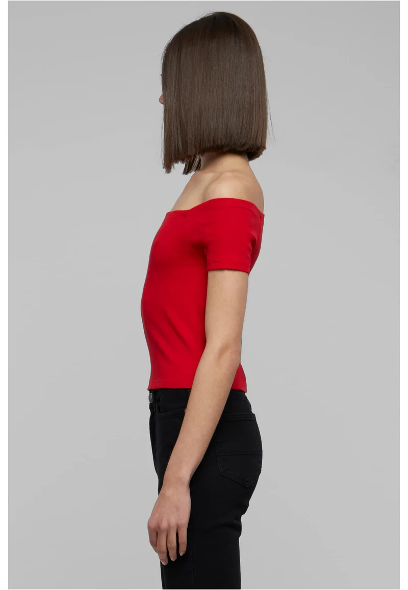 UC Off Shoulder Rib Tee
