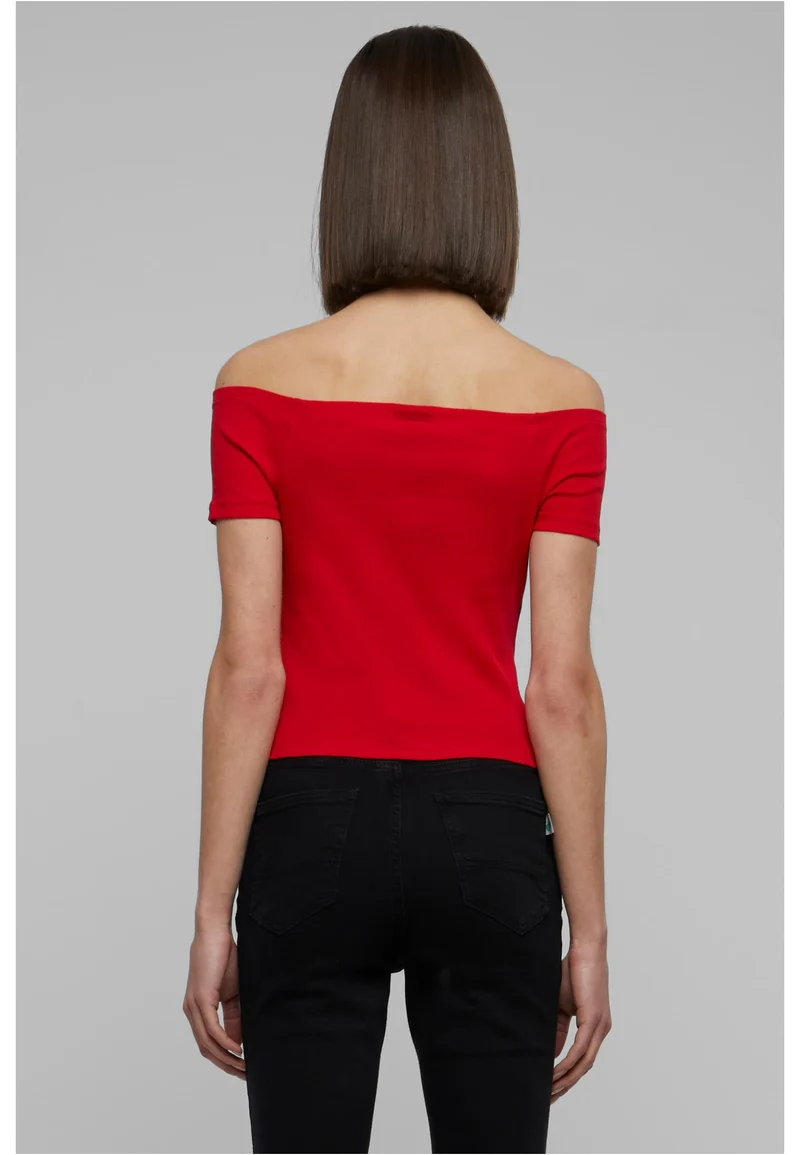 UC Off Shoulder Rib Tee