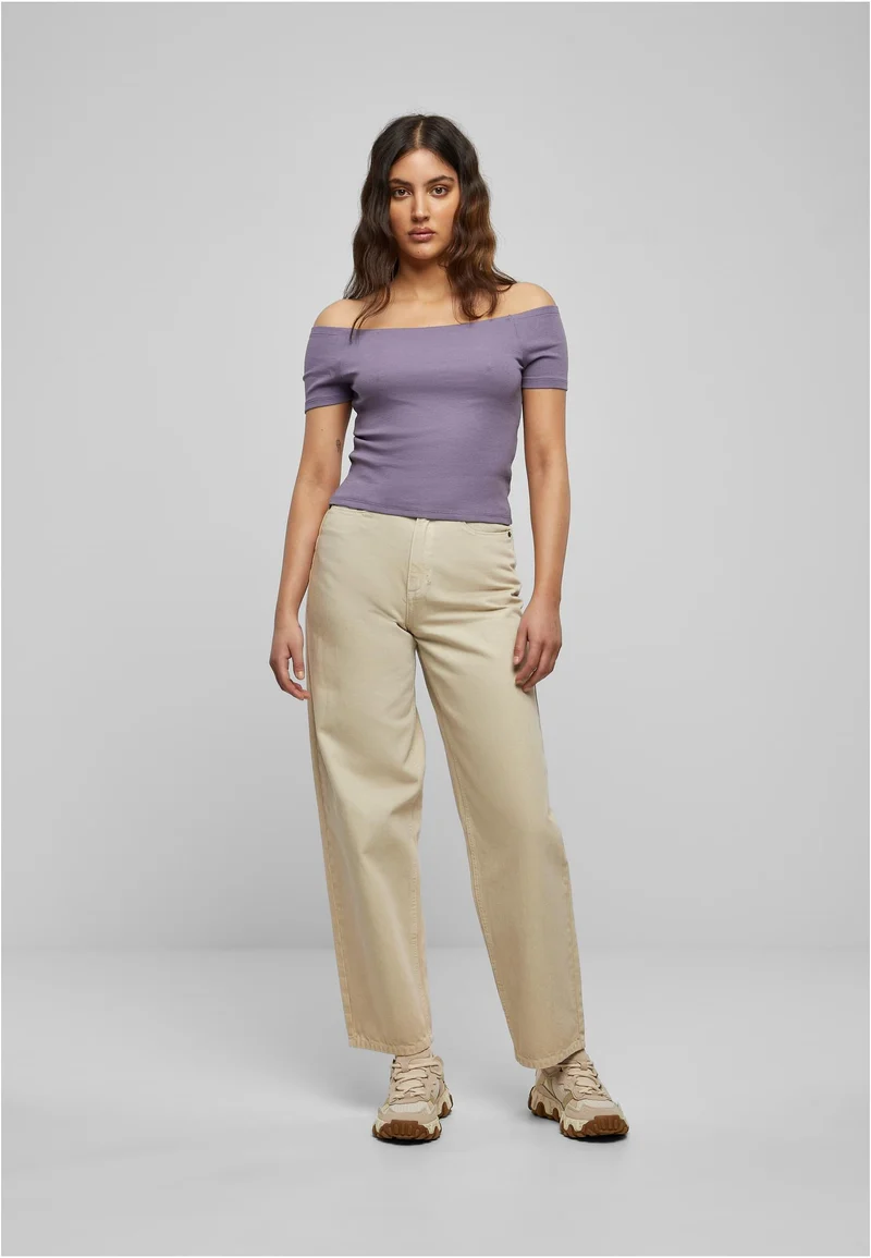 UC Off Shoulder Rib Tee