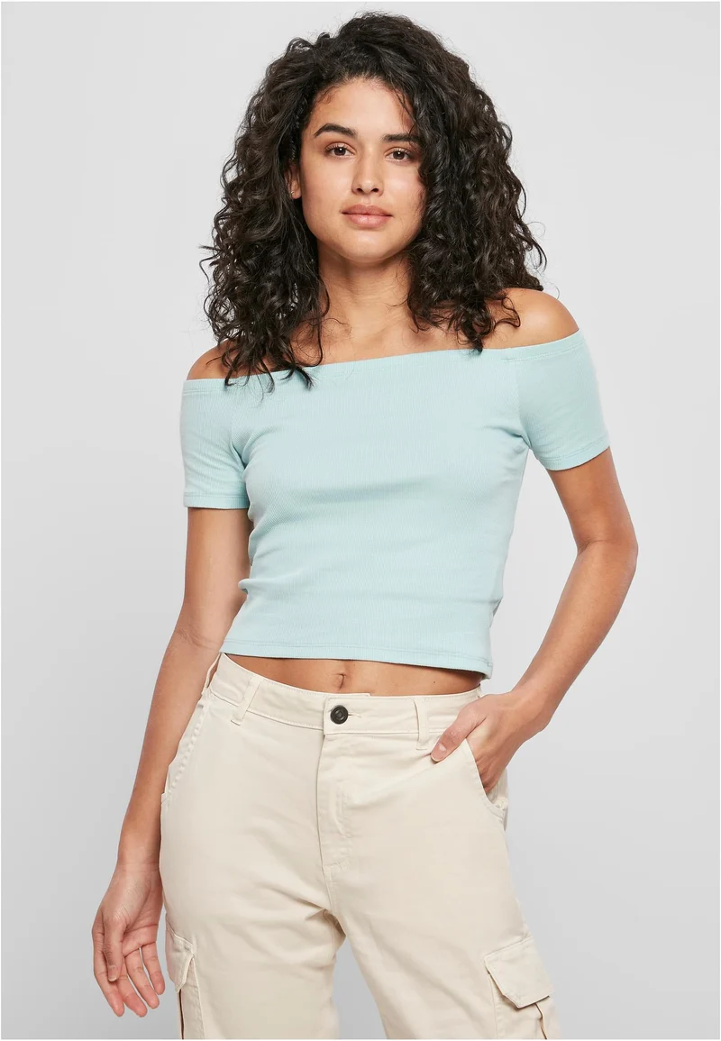 UC Off Shoulder Rib Tee