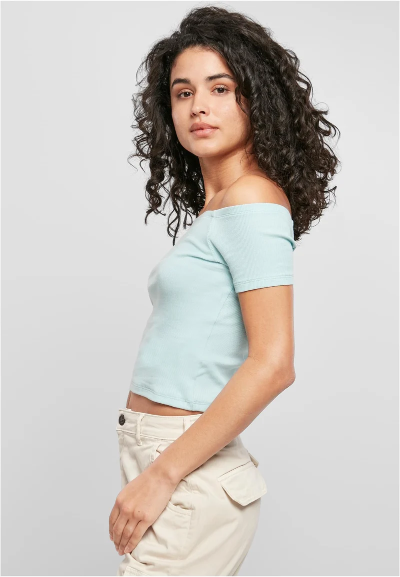 UC Off Shoulder Rib Tee