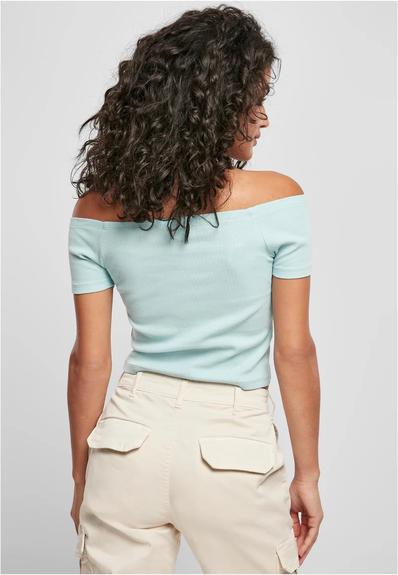 UC Off Shoulder Rib Tee