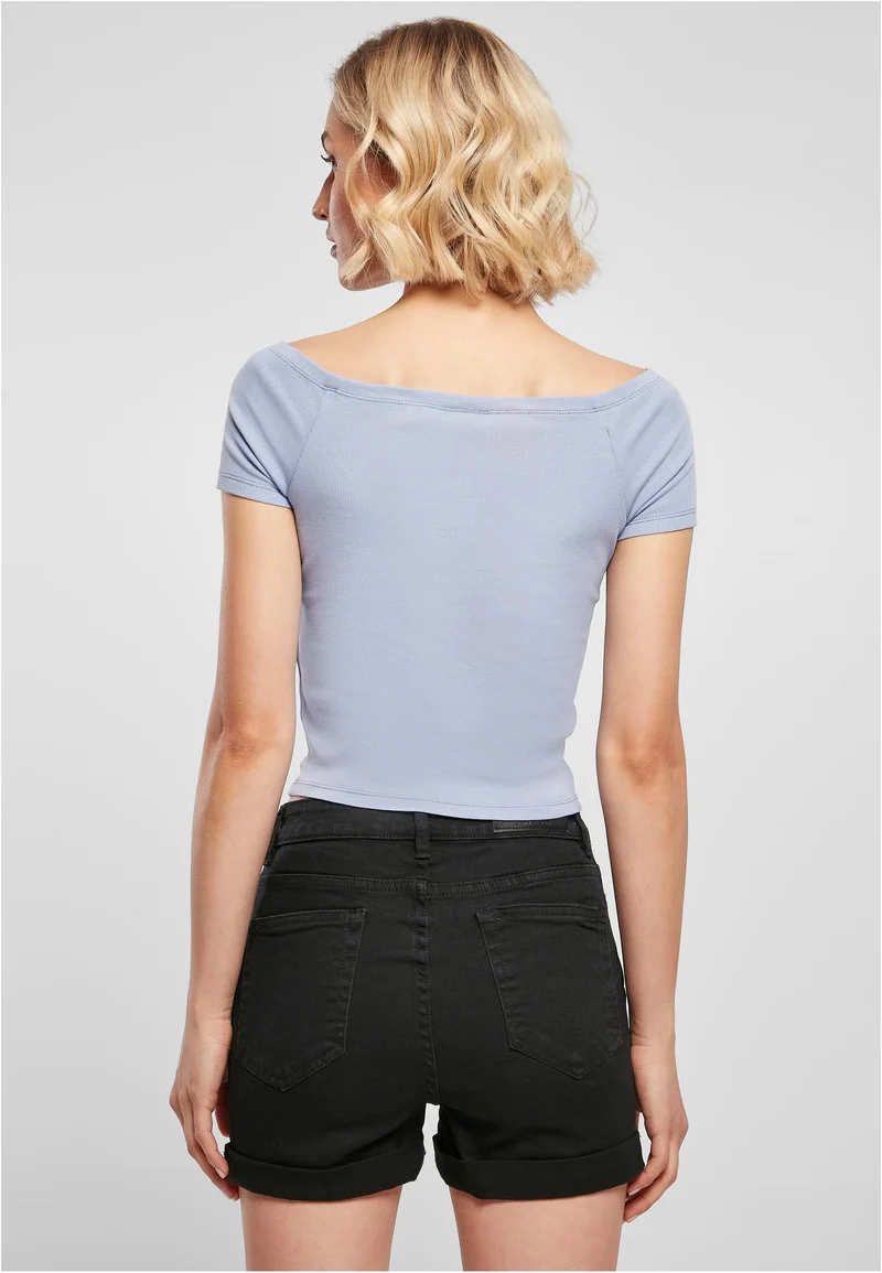 UC Off Shoulder Rib Tee
