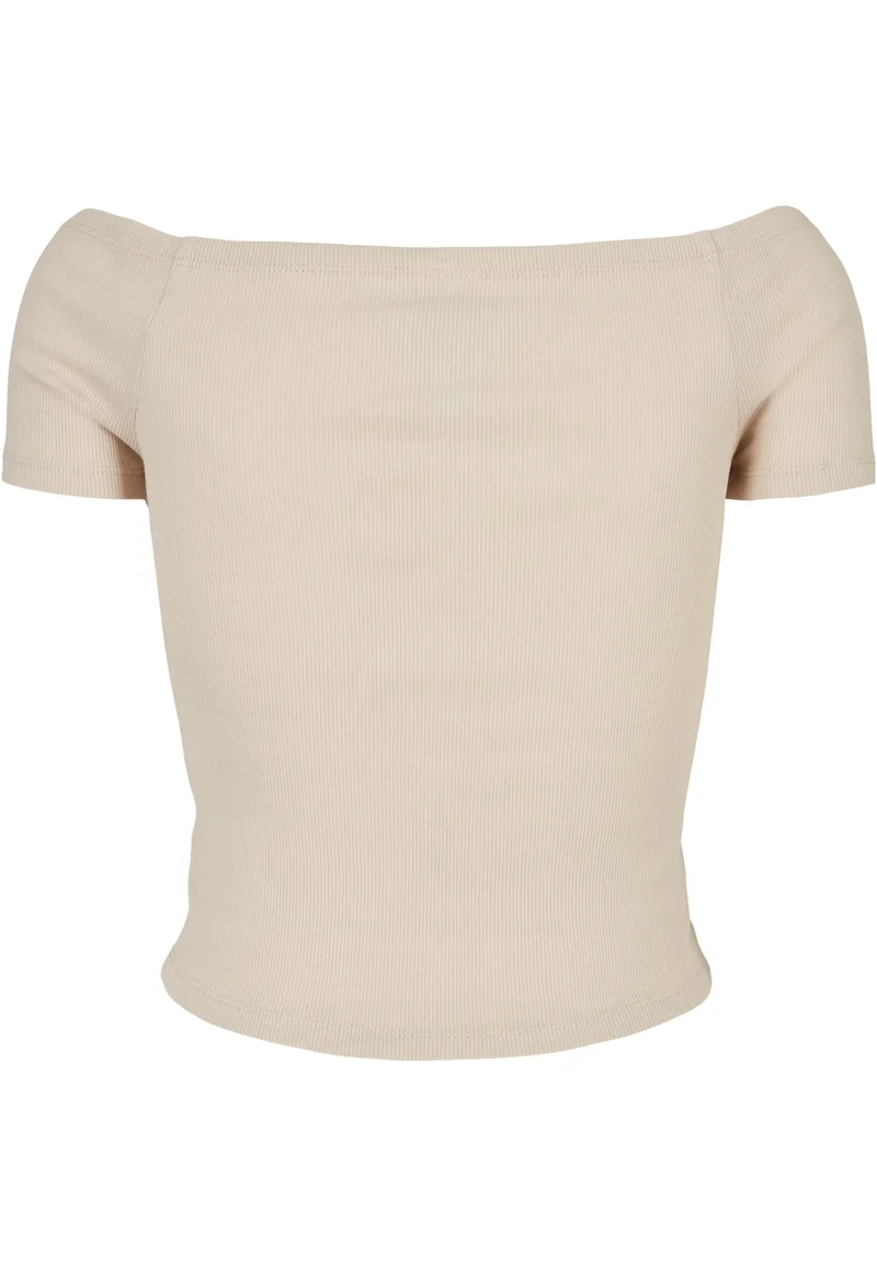 UC Off Shoulder Rib Tee