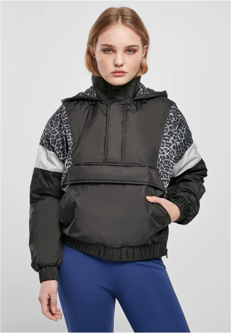UC AOP Mixed Pull Over Jacket