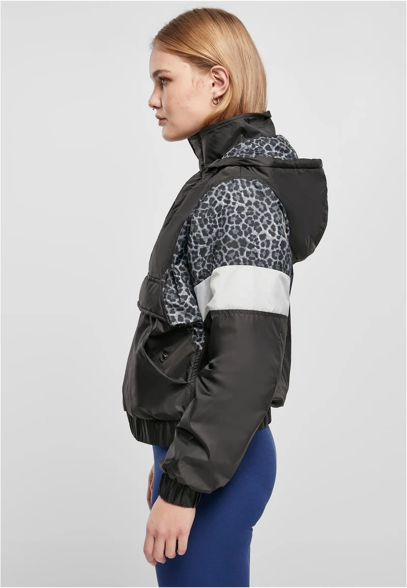 UC AOP Mixed Pull Over Jacket