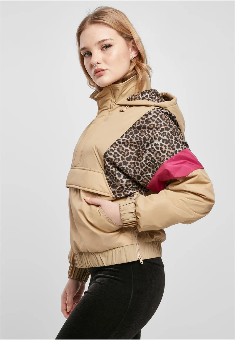 UC AOP Mixed Pull Over Jacket