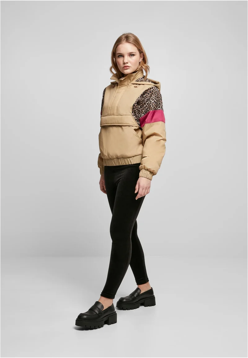 UC AOP Mixed Pull Over Jacket