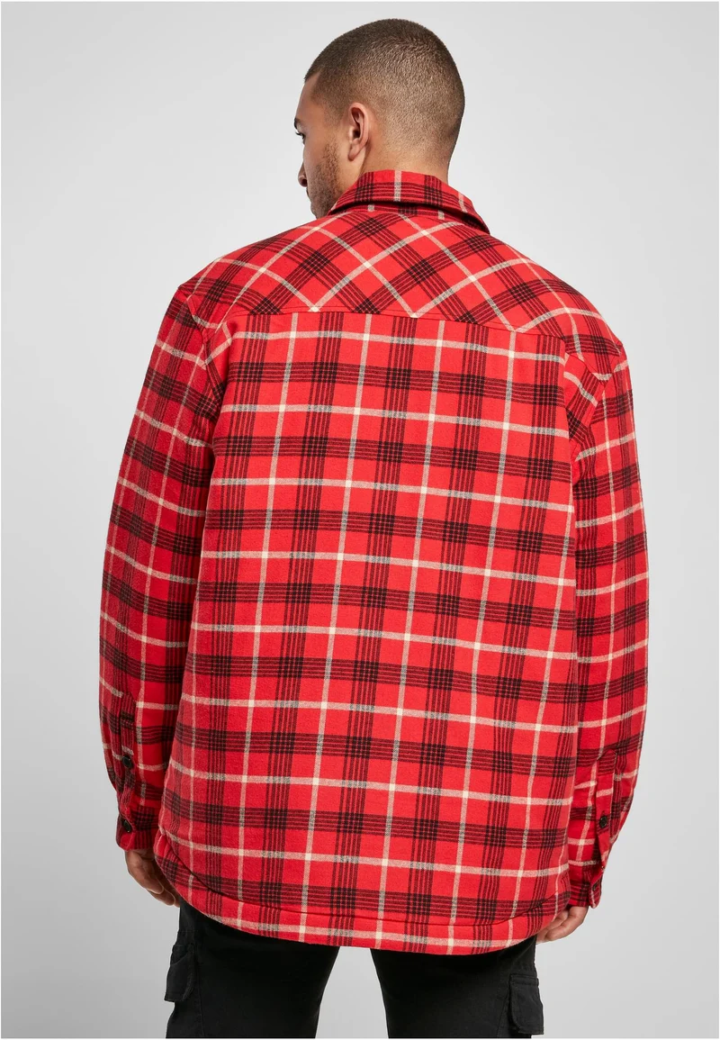 UC Plaid Quilted Shirt Jacket
