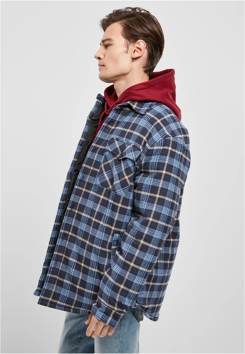 UC Plaid Quilted Shirt Jacket
