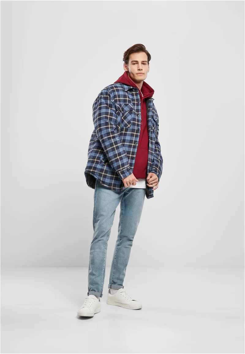UC Plaid Quilted Shirt Jacket