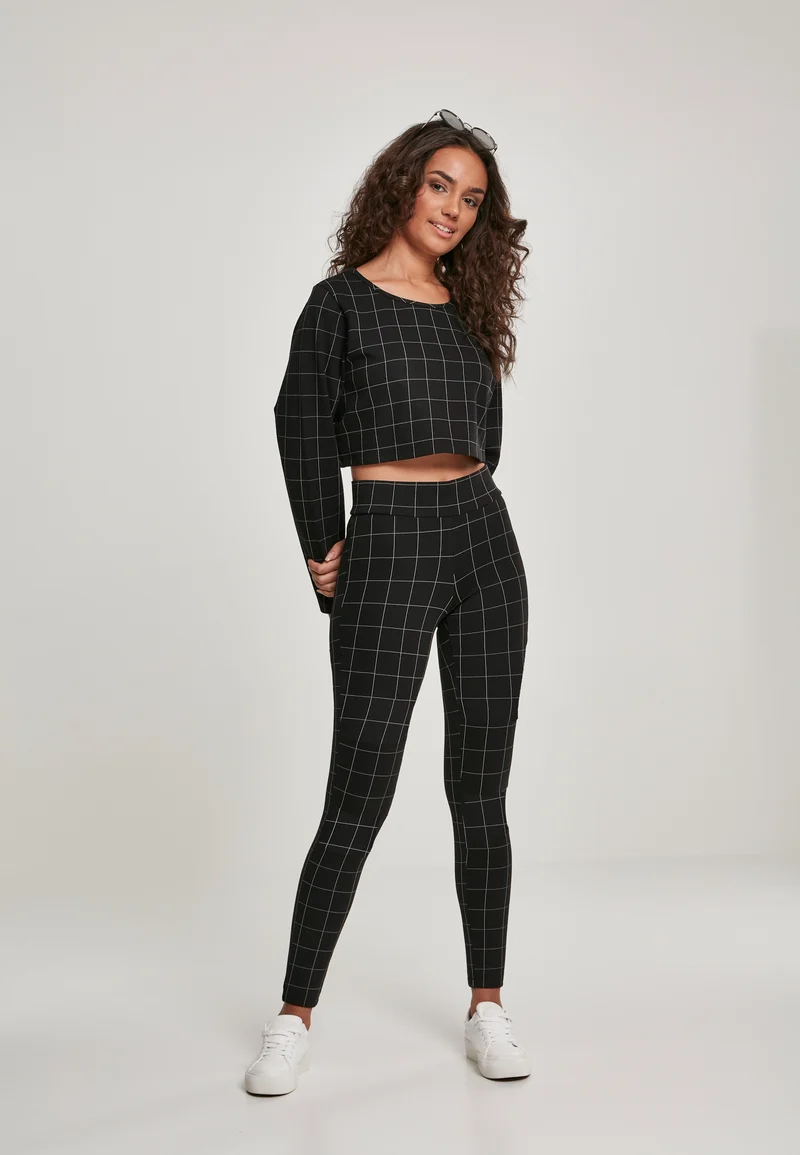 UC Check High Waist Tights