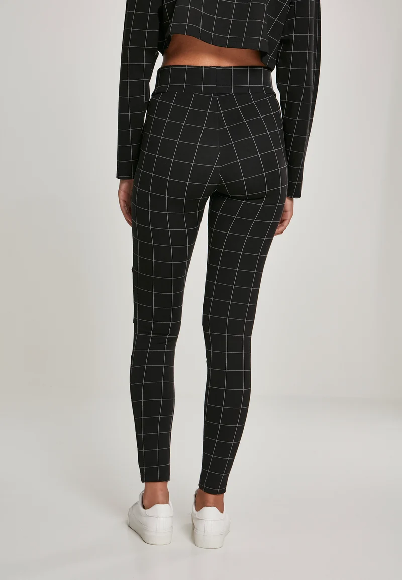 UC Check High Waist Tights
