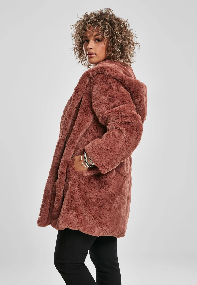 UC Hooded Teddy Coat