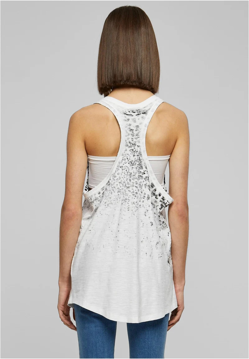 UC Long Leo Print Loose Tank