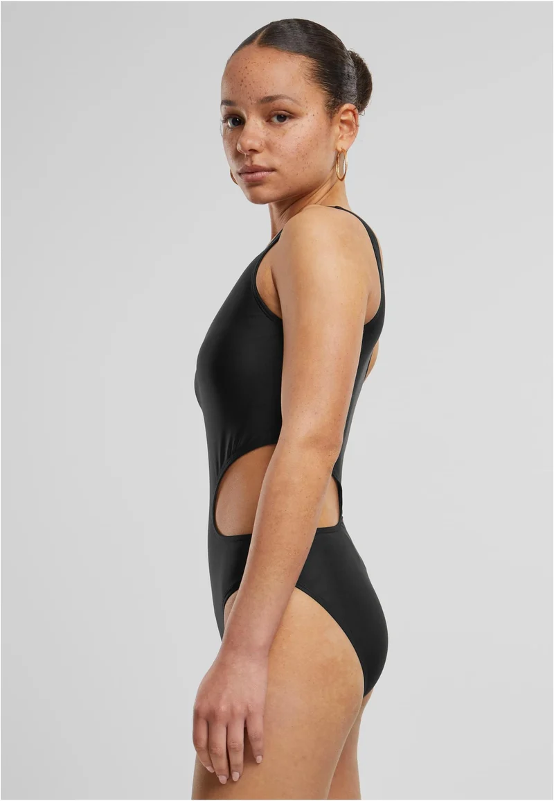 UC Asymmetric Cut Out Swimmsuit